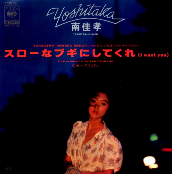 スローなブギにしてくれ（I want you）／南佳孝