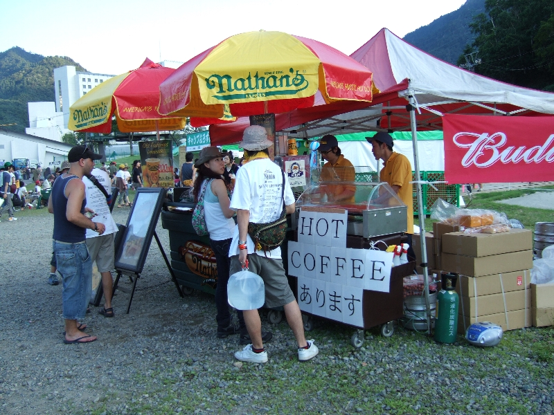 ホットドッグ屋。