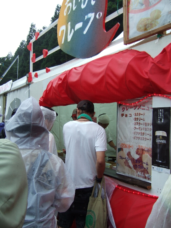 キッズランドのクレープ屋。