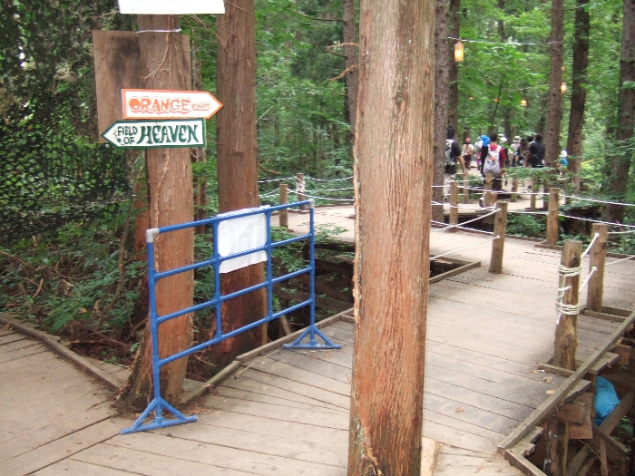 オレンジ・コートへは、2～3分歩きます。