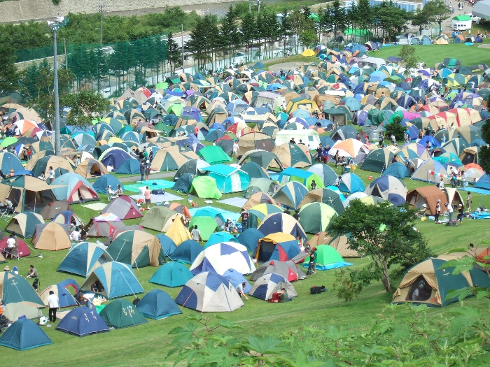 テントのブランドは圧倒的にコールマンが多く、その次にキャプテン・スタッグ、ノース・フェイス、スノー・ピークになります。モンベルやダンロップは少ない。