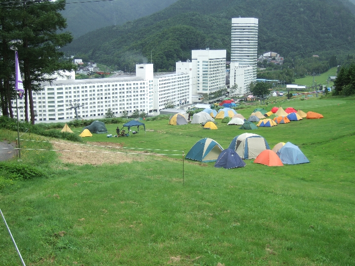 Eサイト。ほとんど苗場プリンス・ホテルの裏。