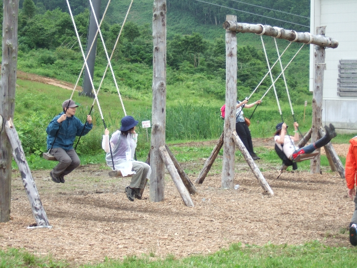 ブランコ。常設と思われます。
