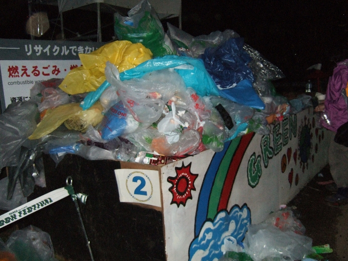 3日目終演後のグリーン・ステージ。