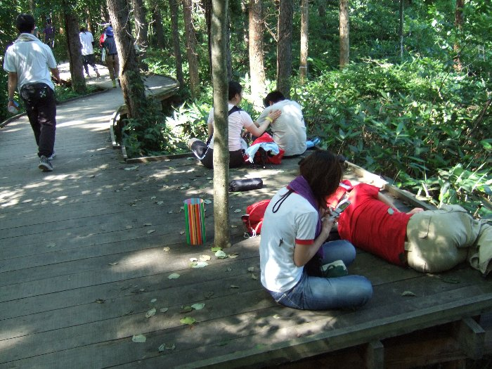 途中にある休憩所のような場所。