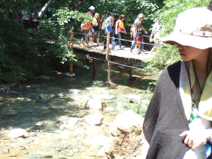 橋自体もフジロックフェスティバル期間だけの設置でしょう。