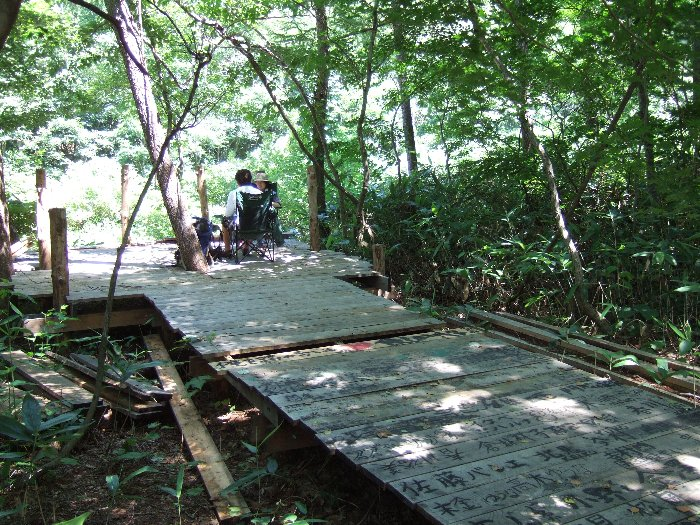 よく見ると途中に段差があります。