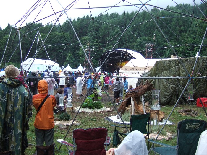 オレンジ・コート側にあるドーム。 