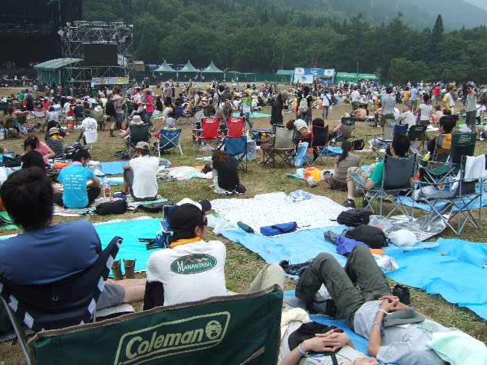 グリーン・ステージ真ん中あたり。