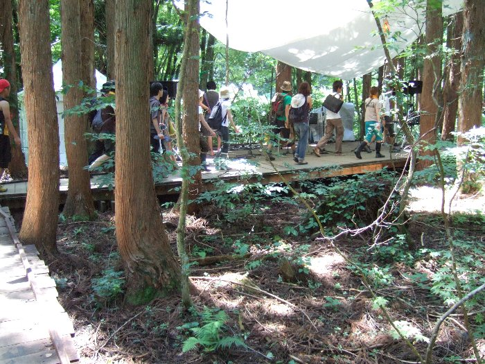 公演していないときは当然下にも人はいません。 