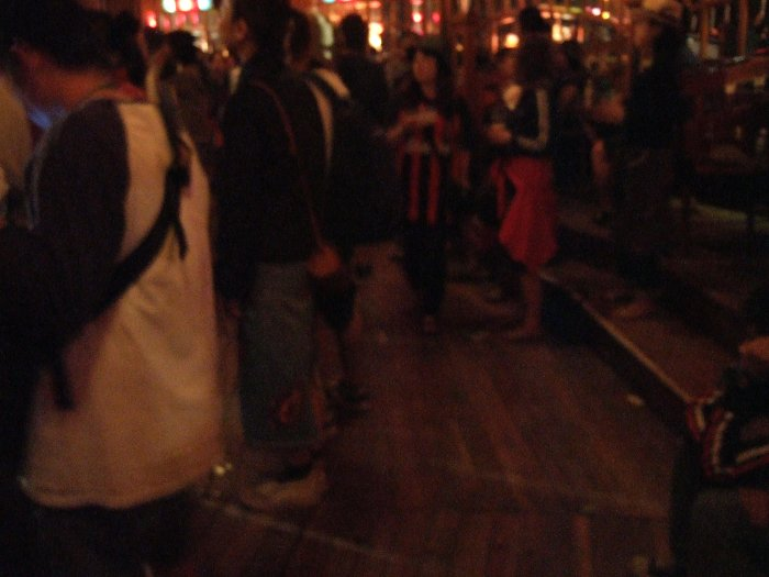 暗いが段差あり。