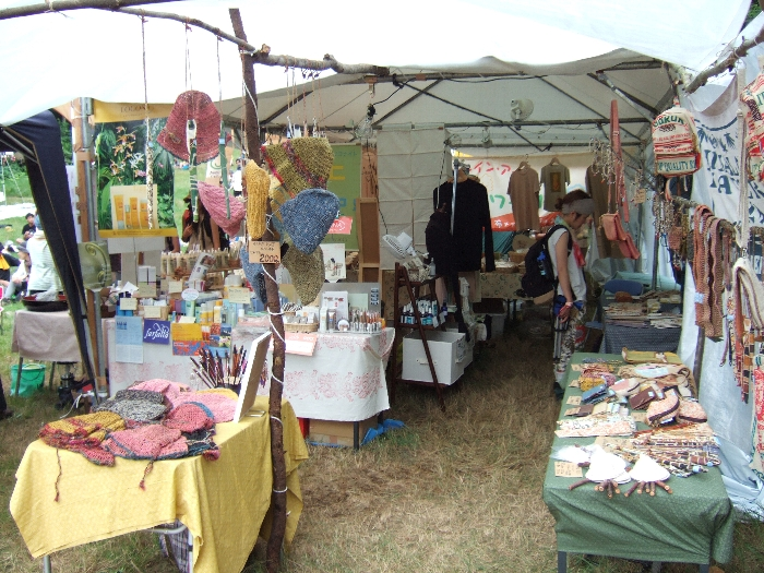 オーガニックビレッジの物販店。 