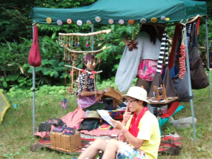 バッグ等の店。 