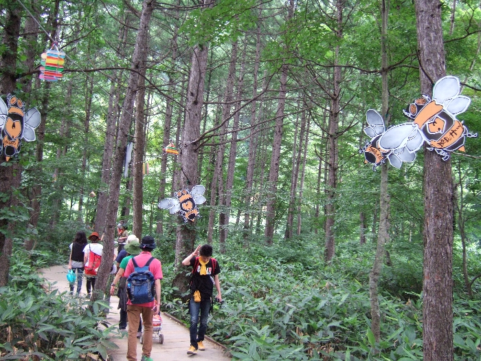 たくさん飛んでいます。 