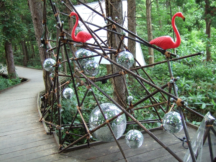 ミラーボールは夜見た方が楽しいでしょう。 