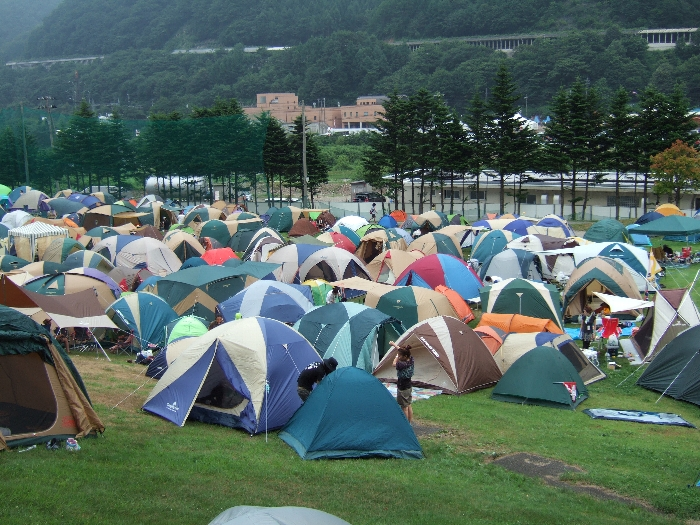 キャンプサイトAその2。 