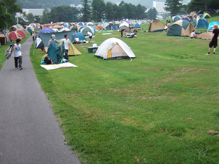 キャンプサイトDその2。 