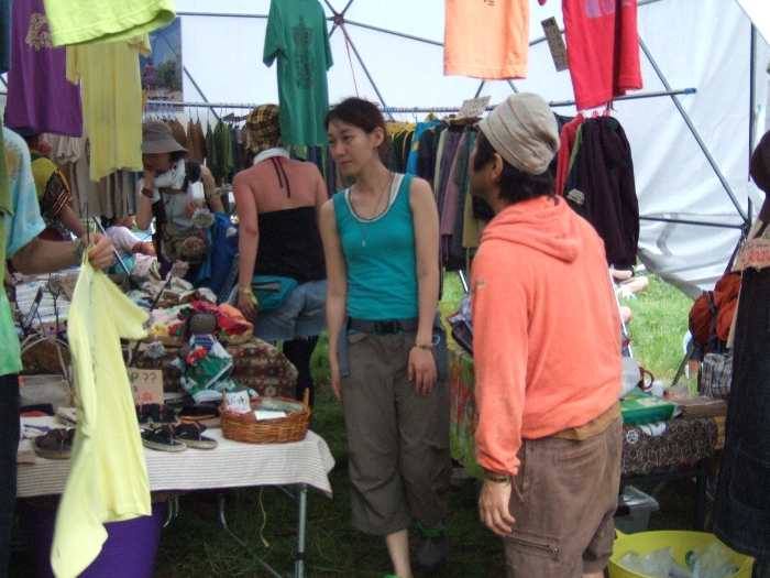 ヘンプドームなので自然素材やアースカラーが多い。 