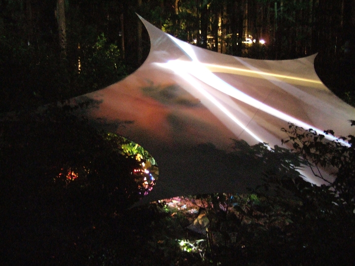 夜のオブジェのひとつ。 