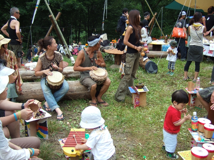 子ども用の楽器たくさん。 