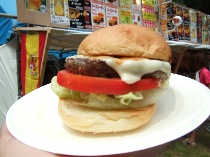 チーズバーガー。ワールドレストラン。 