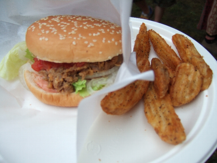 天国バーガーか？。 