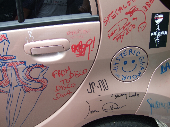 ヒステリック・グラマー等のサイン。 