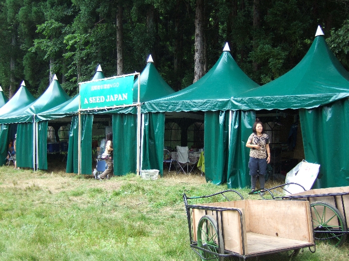 タワーレコードの向かいは非政府組織（NGO）の事務所があります。 