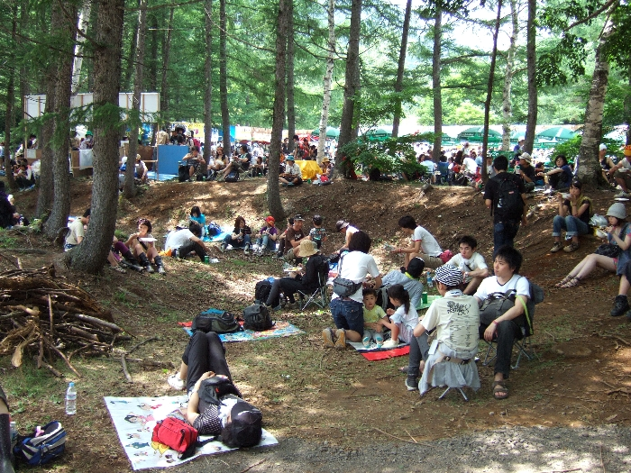 窪地。雨の時は水たまりができます。 