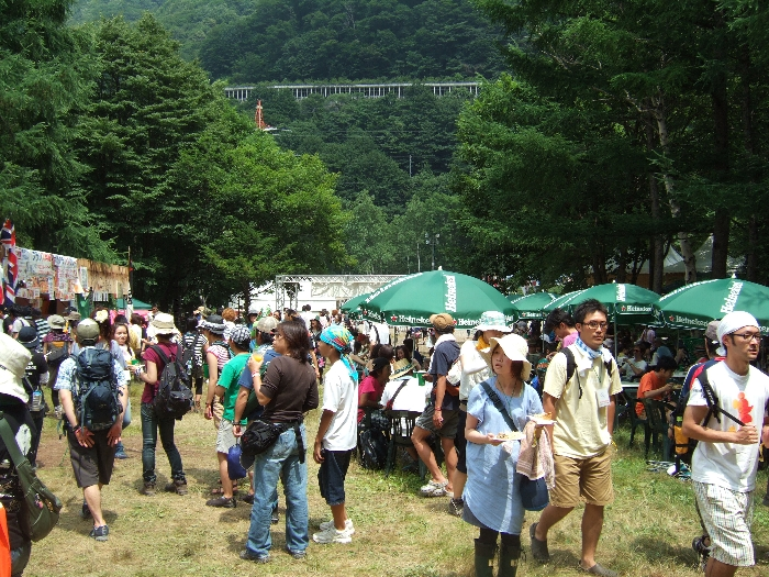 それほど人が多くないときの様子。 