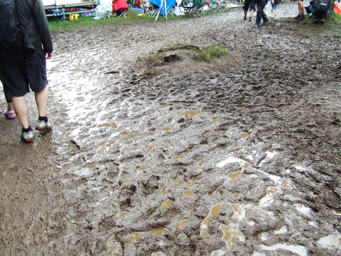 長靴が無難ですね。