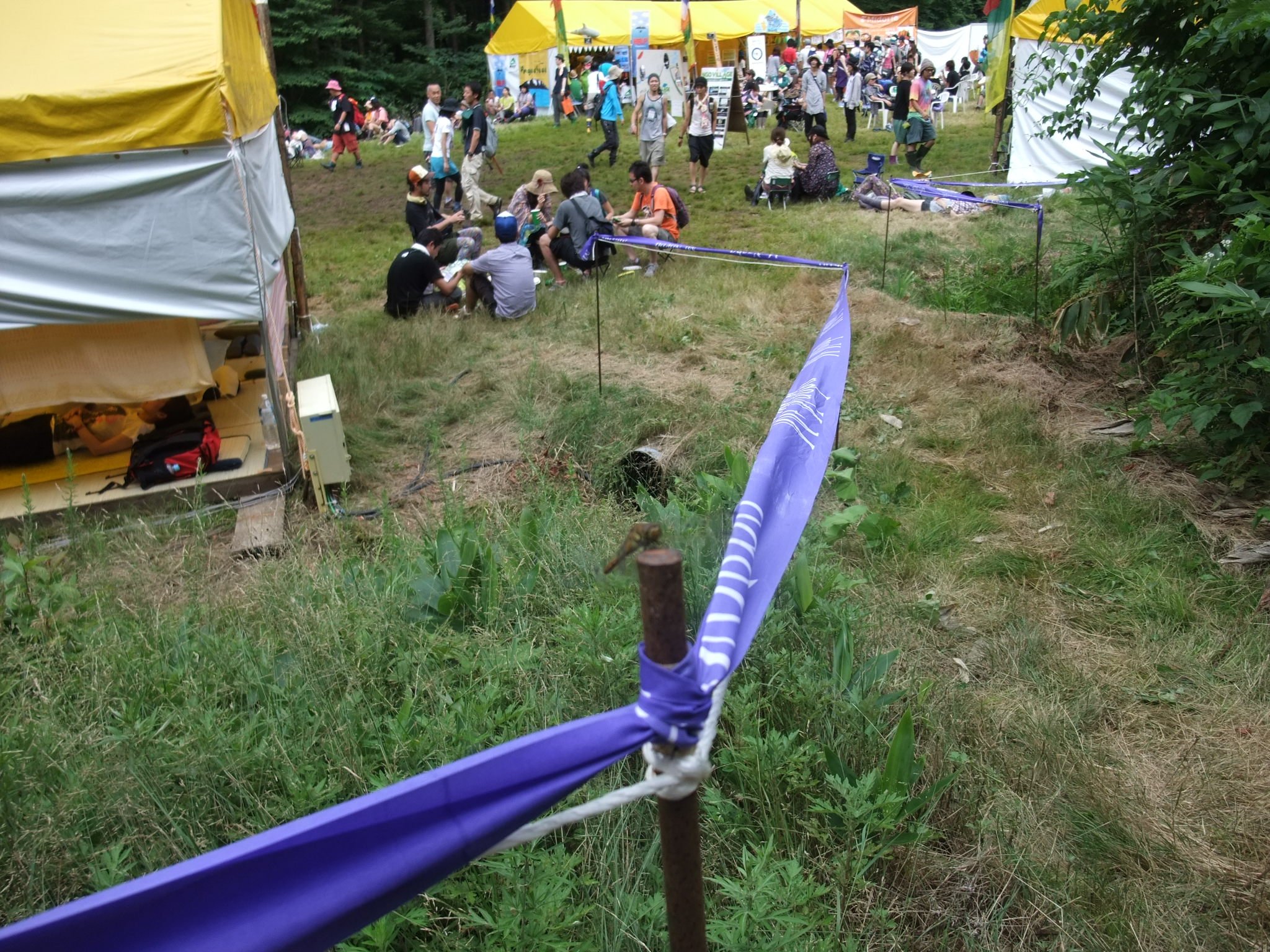 NGOビレッジ側の出口。