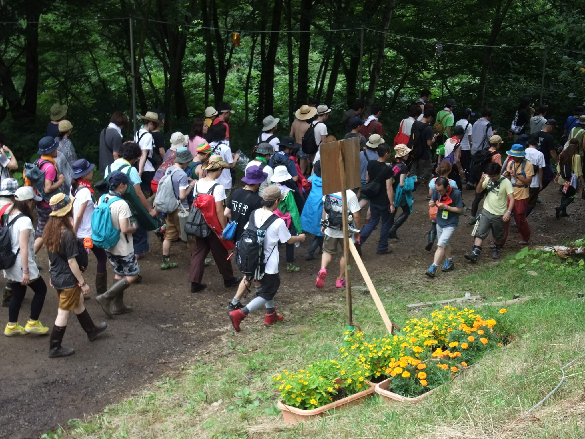 キッズランド下の通路。