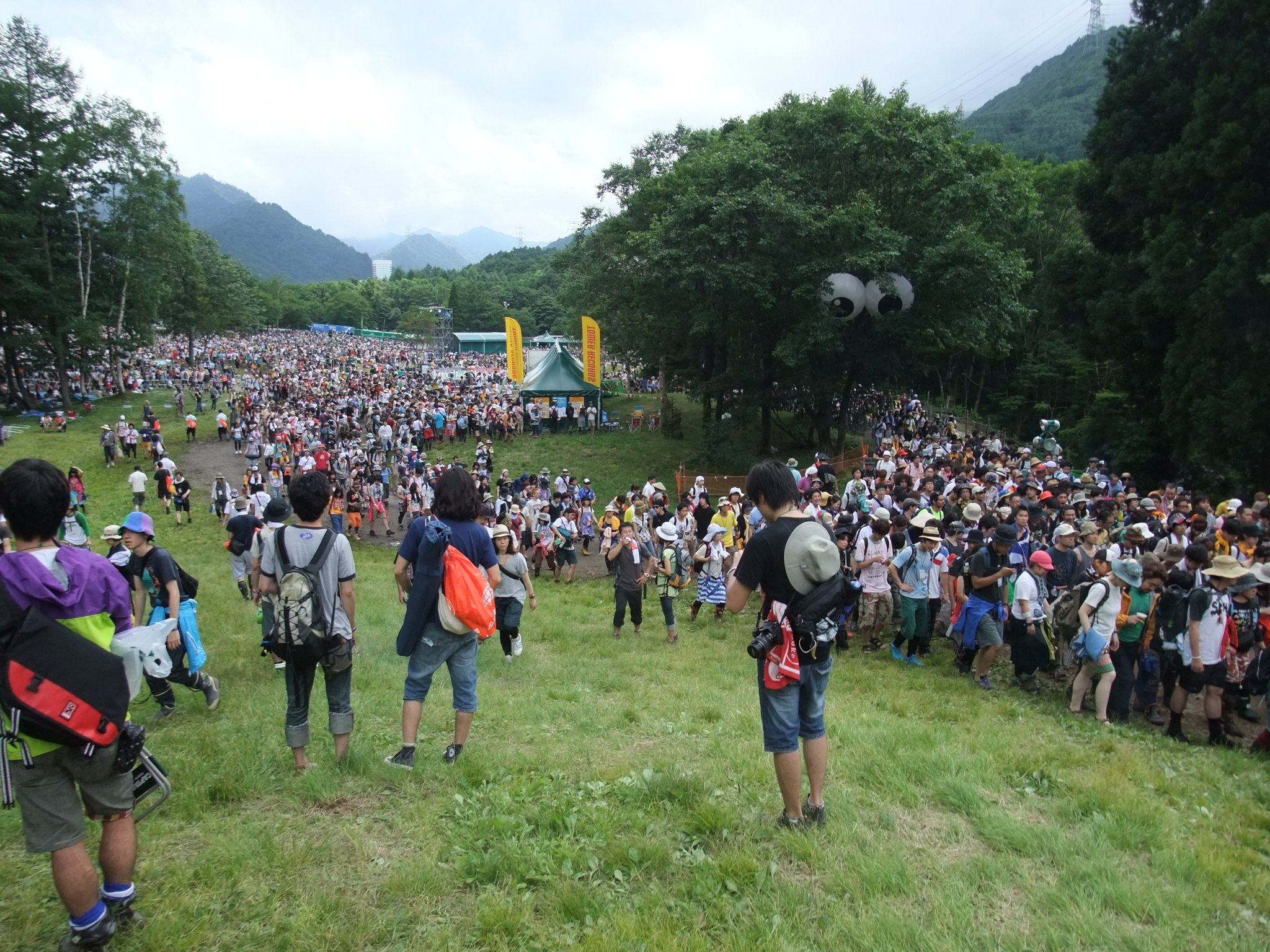 昨年からある木の目玉。