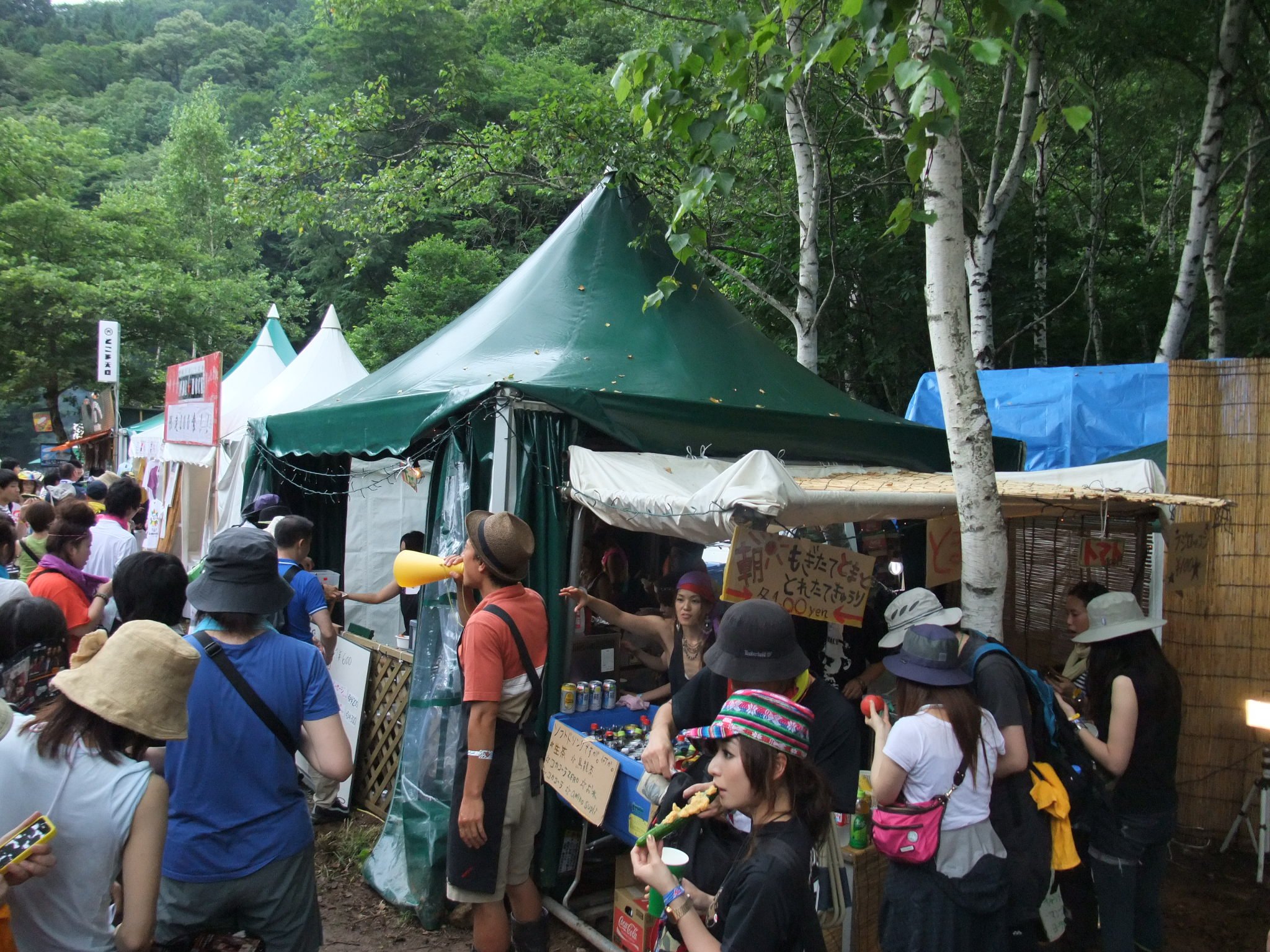 森のハイジカレー周辺。