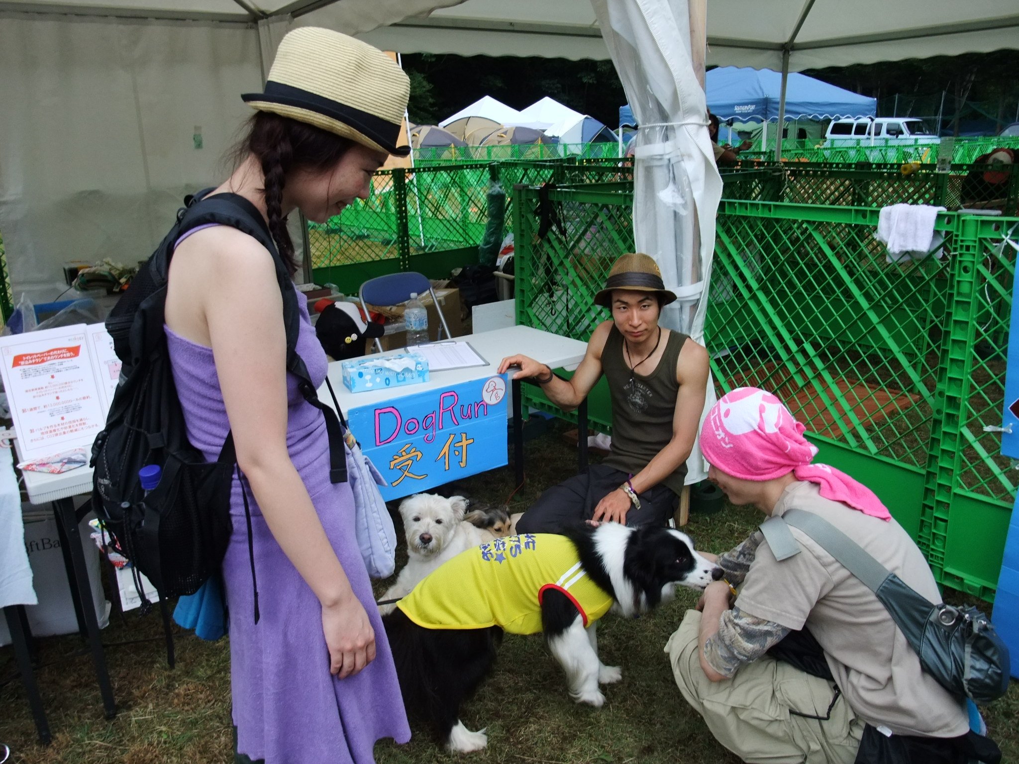 ドッグランは10時から18時まで。