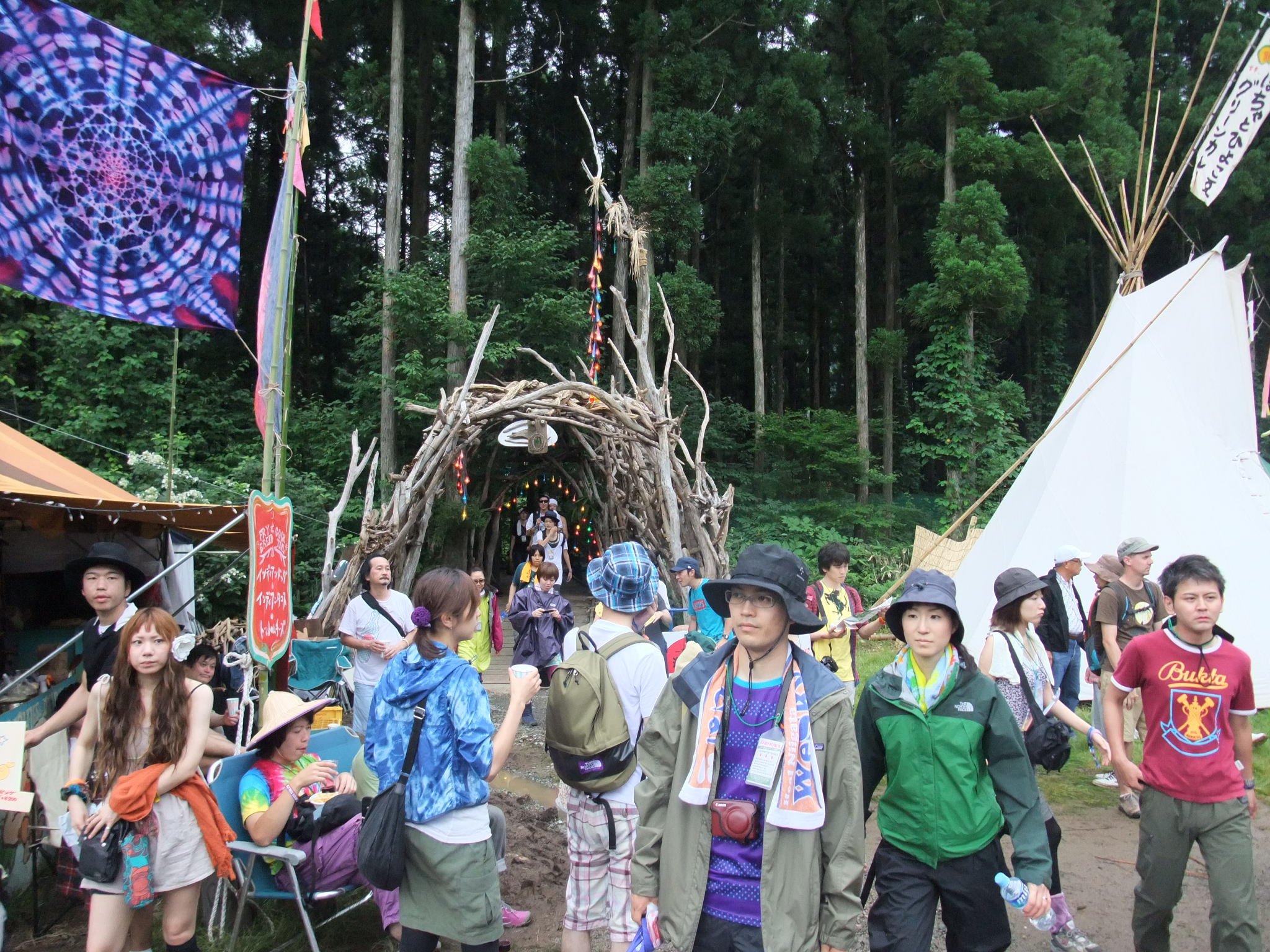 ボードウォークの出口。