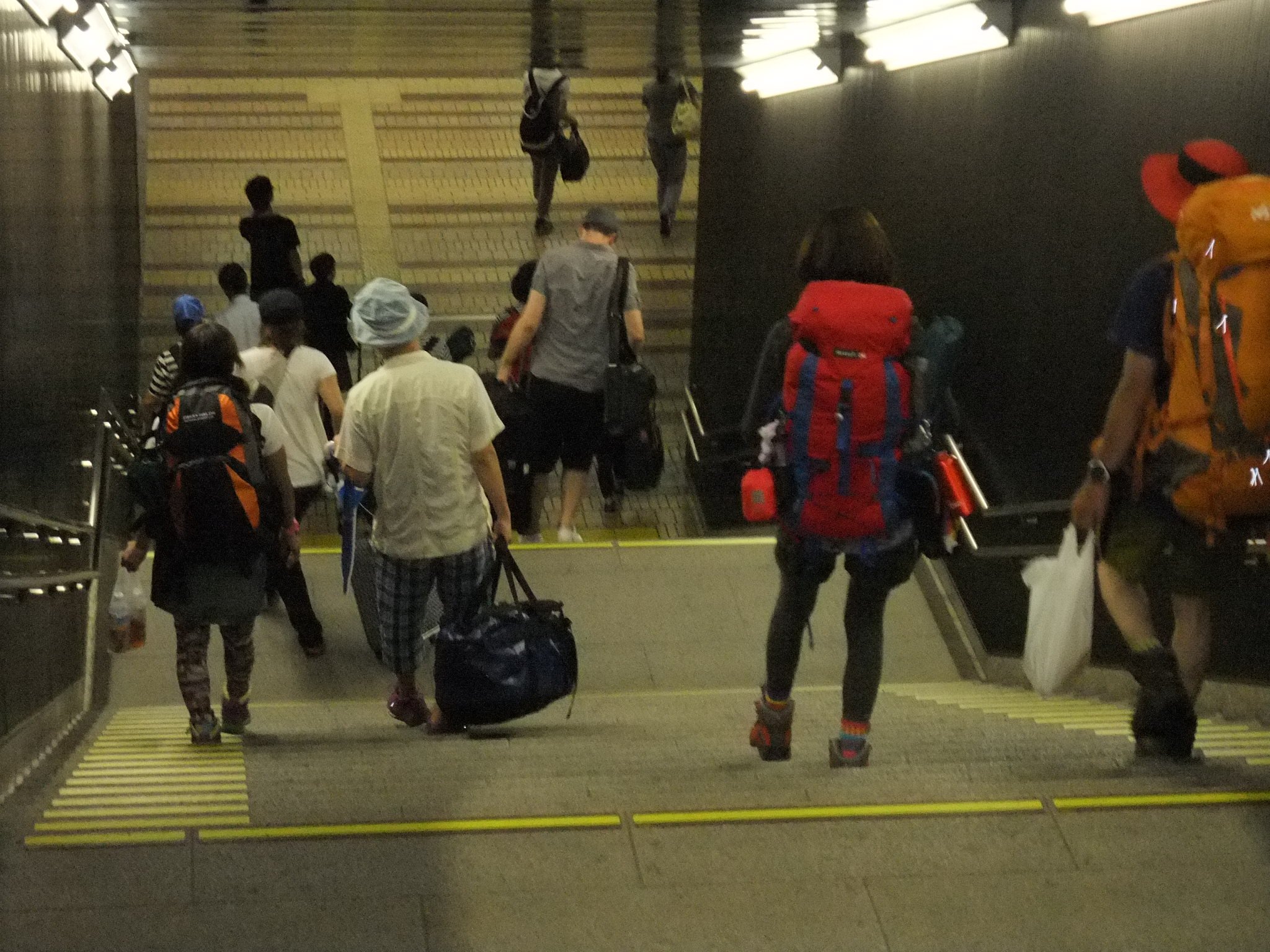 時間帯によってはほとんどんｐ人がフジ・ロック参加者です。