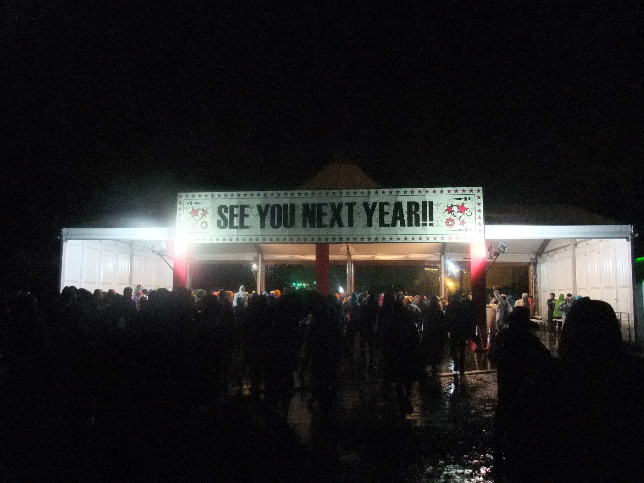 最終日の入場ゲート。