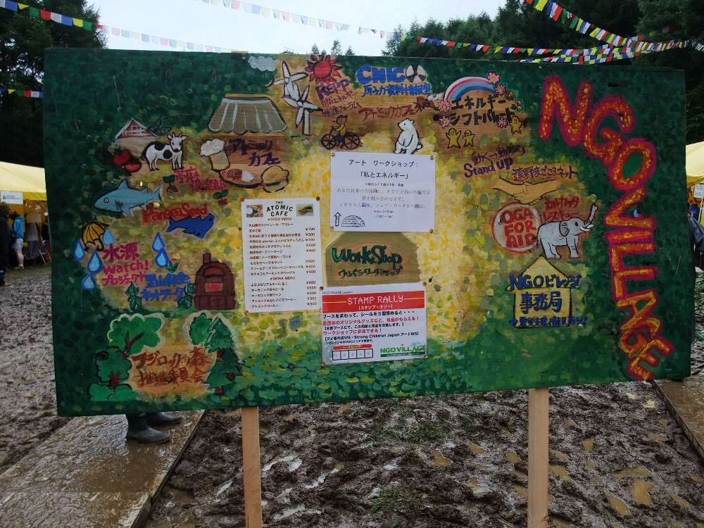 NGOビレッジの図。