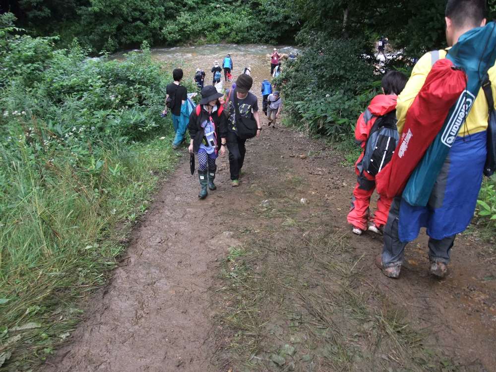 かなり急な坂です。