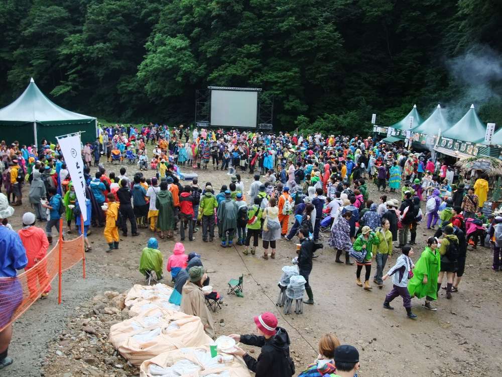 橋の上から見たところ天国。