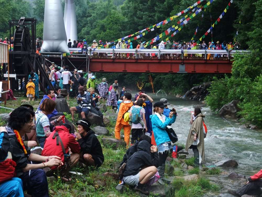 昨年から高くなった橋。