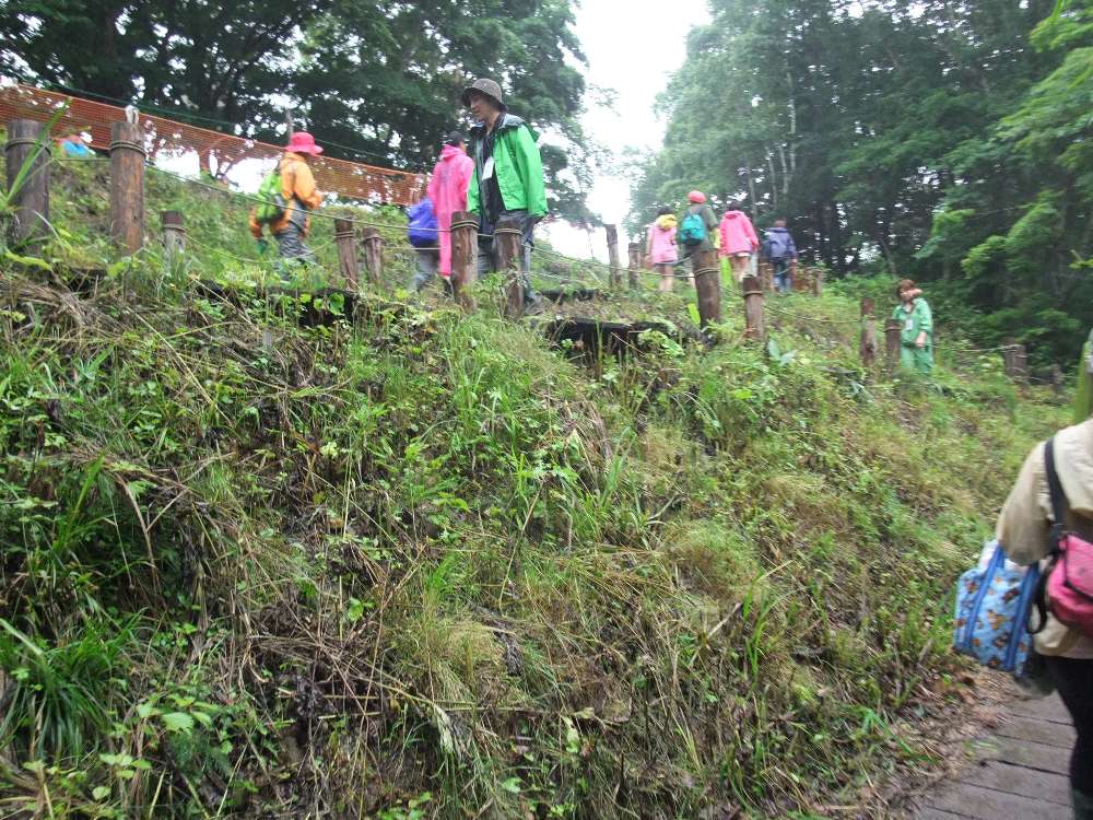 短距離で急勾配を登ります。