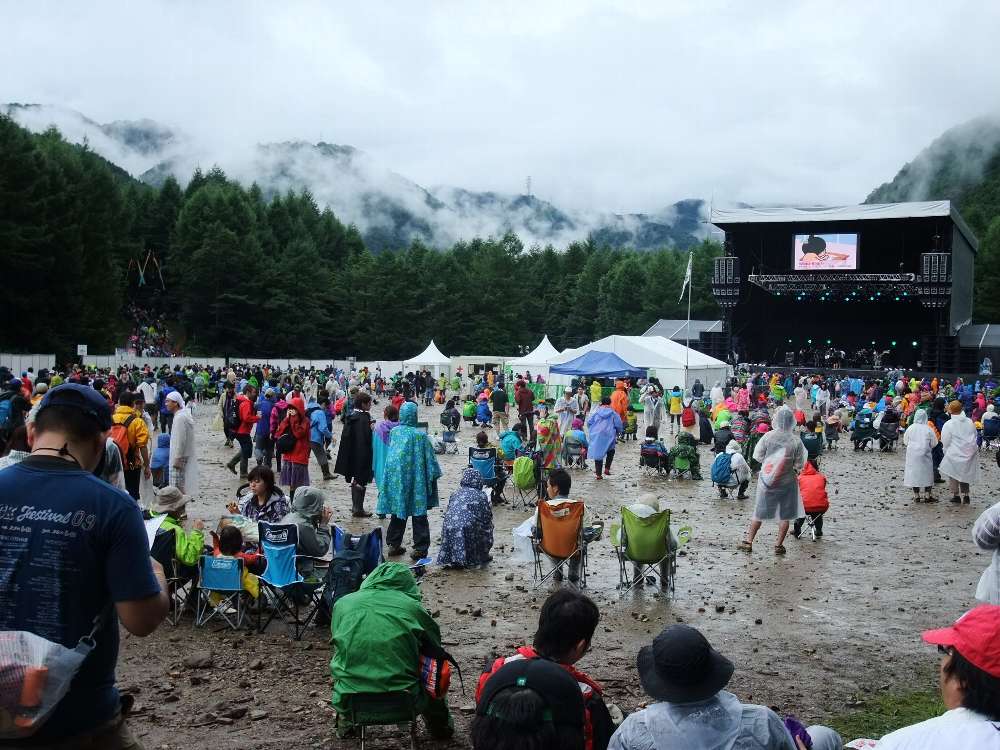 雲が低い天候です。