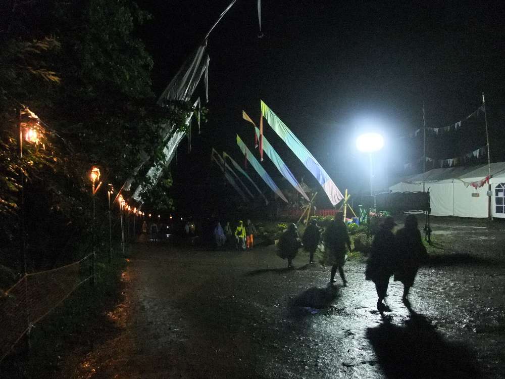 キッズランド前。1日目午前1時ごろ。