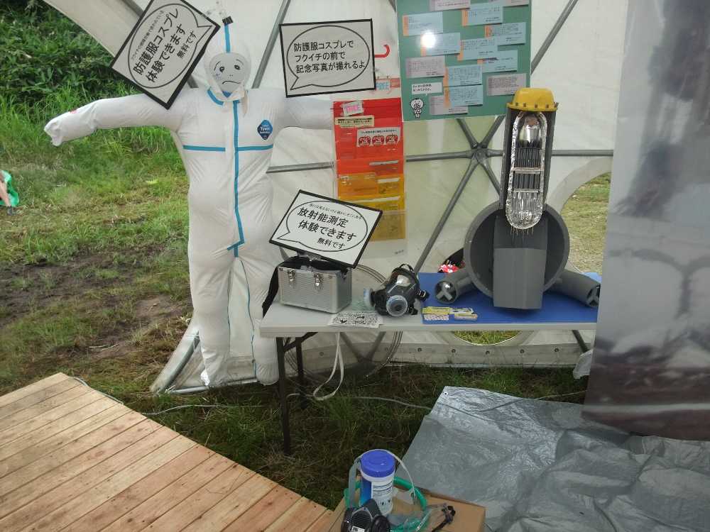 放射線防護服。