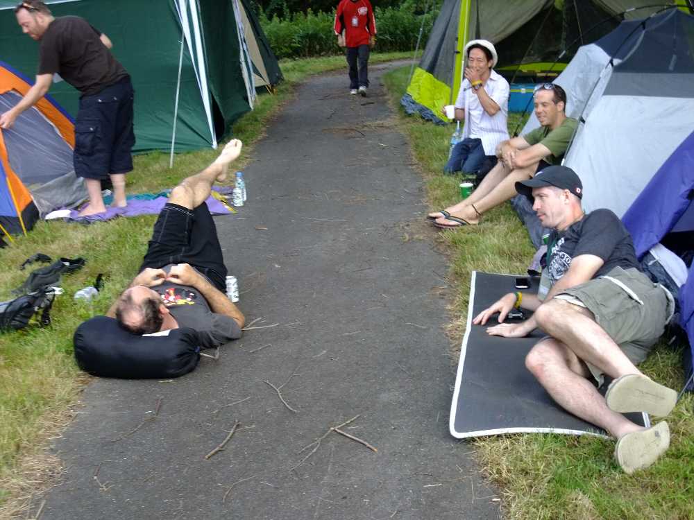 外国人街のような通路。