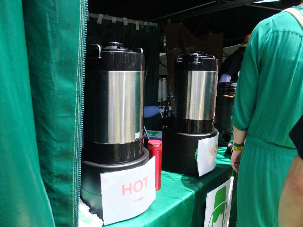 ホットもある。