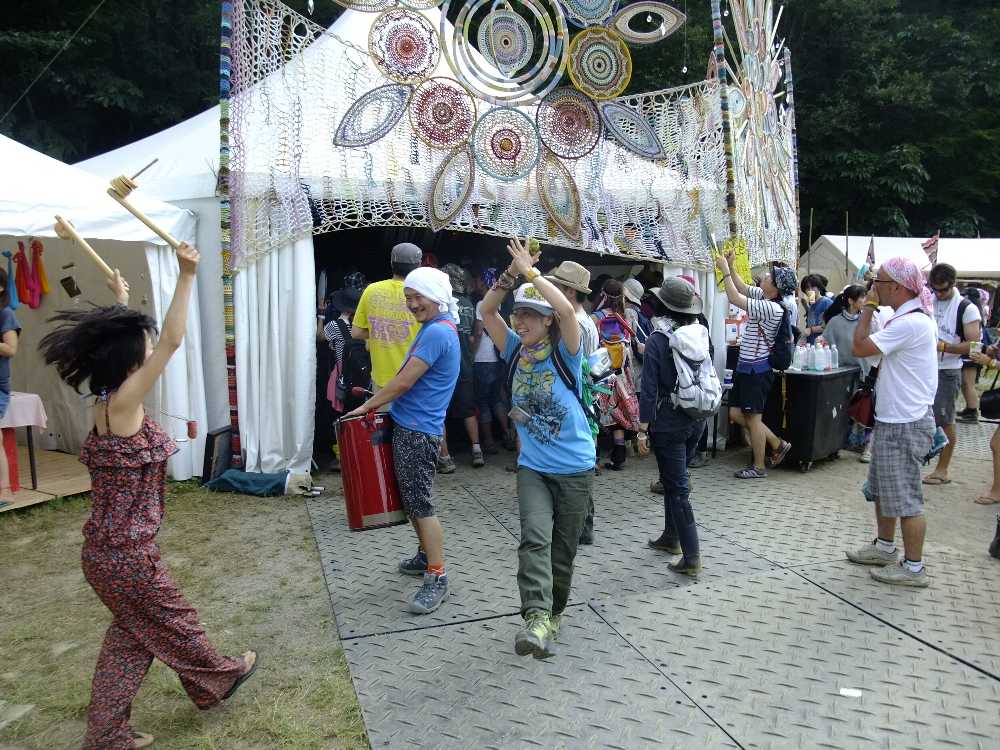 ドラムストラックが始まったところ。